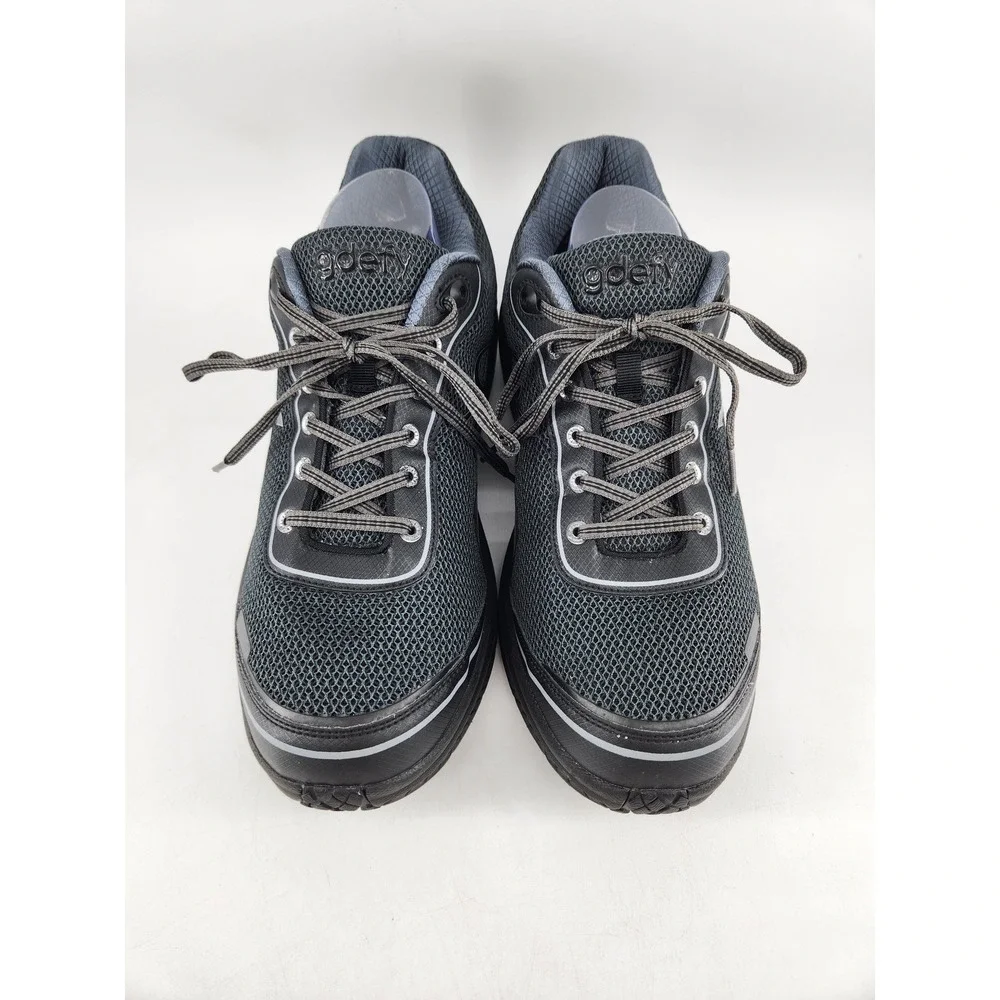 Gravity Defyer g-defy Mighty Walk Ion Walking Shoes Mens 13 Black Grey TB9024MBL